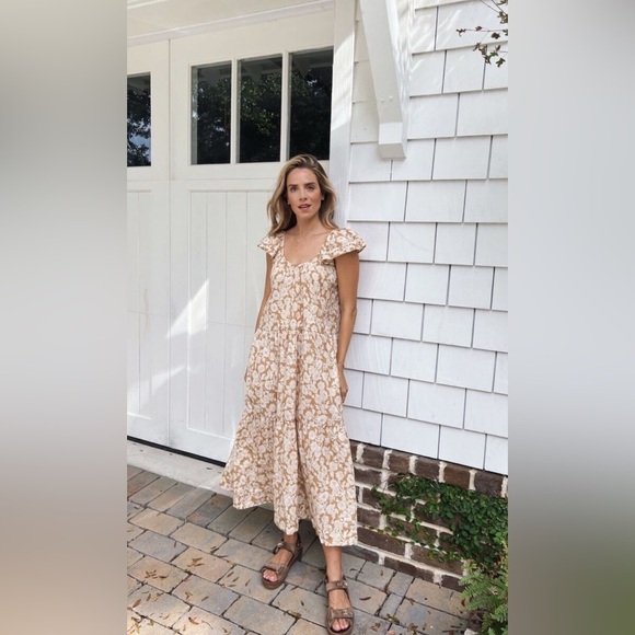 The Great Whip-Stitched Plumeria Dress Wild Brush Floral XS - Picture 13 of 13